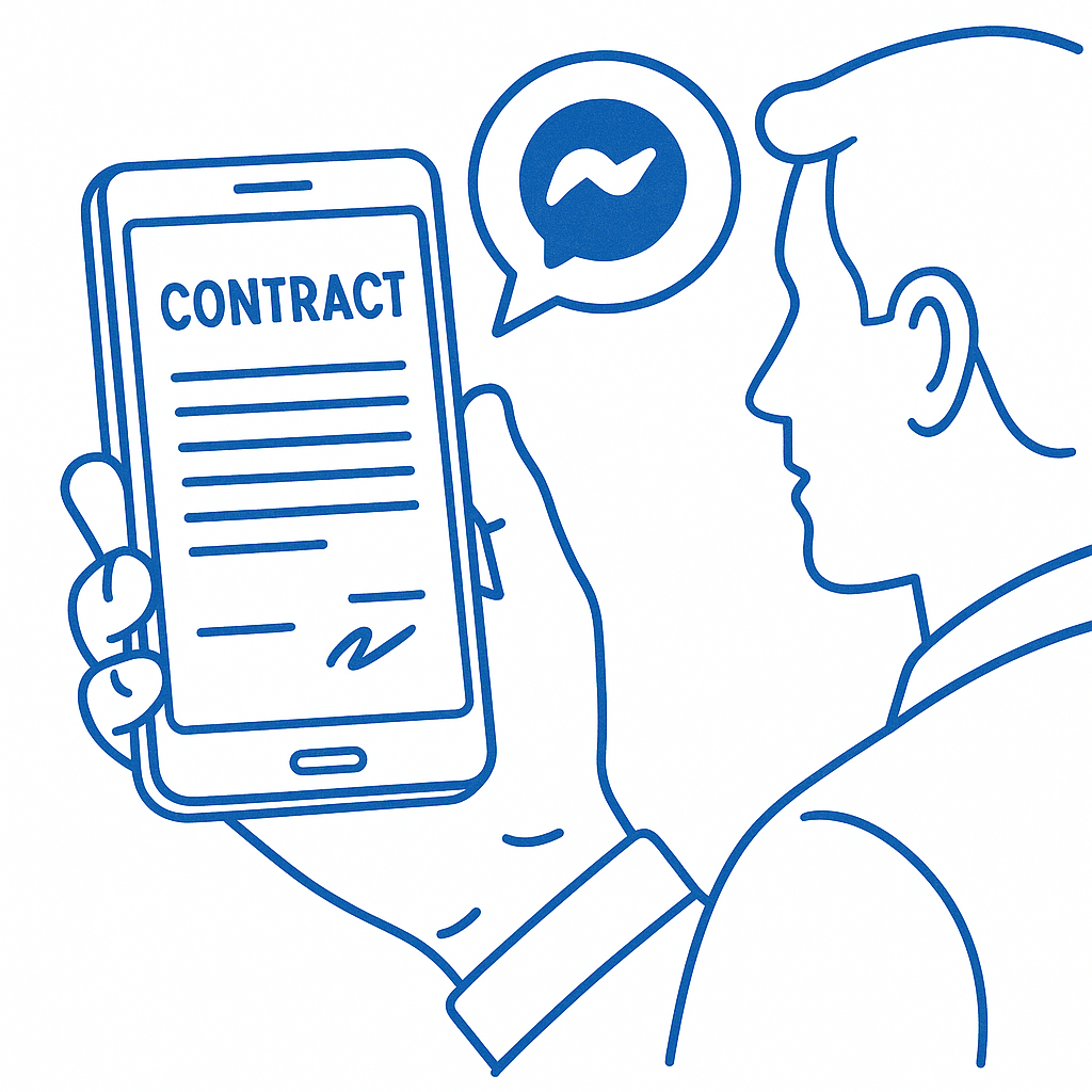 Why You Should Never Accept a Contract via WhatsApp
