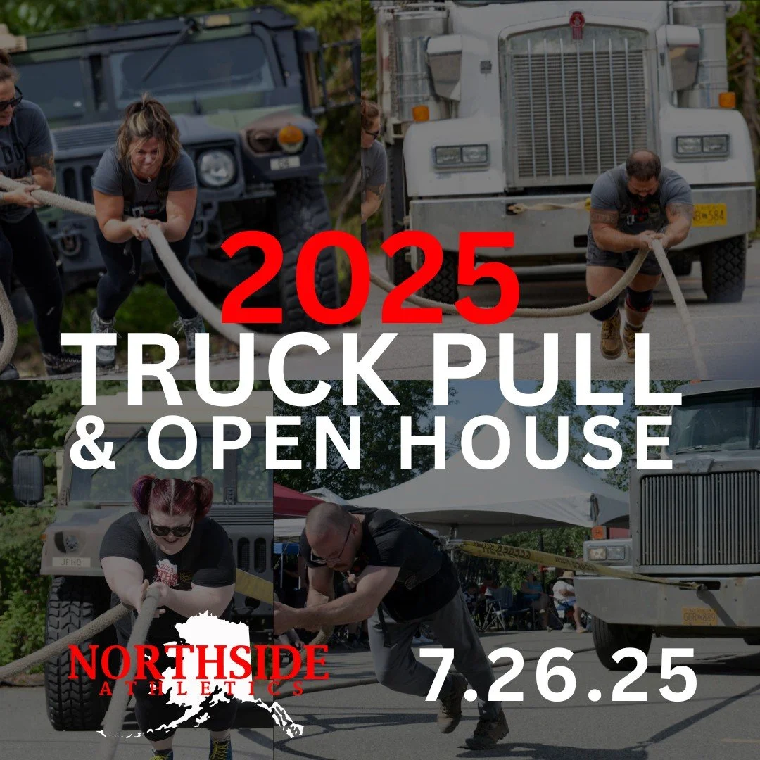 Northside Athletics Annual Truck Pull and Open House

Join us for an afternoon of strength and community!

📅 Date: July 26th
🕛 Time: Noon - 2 PM
📍 Location: Northside Athletics

Free for All!

Come test your strength by pulling on of our trucks, s