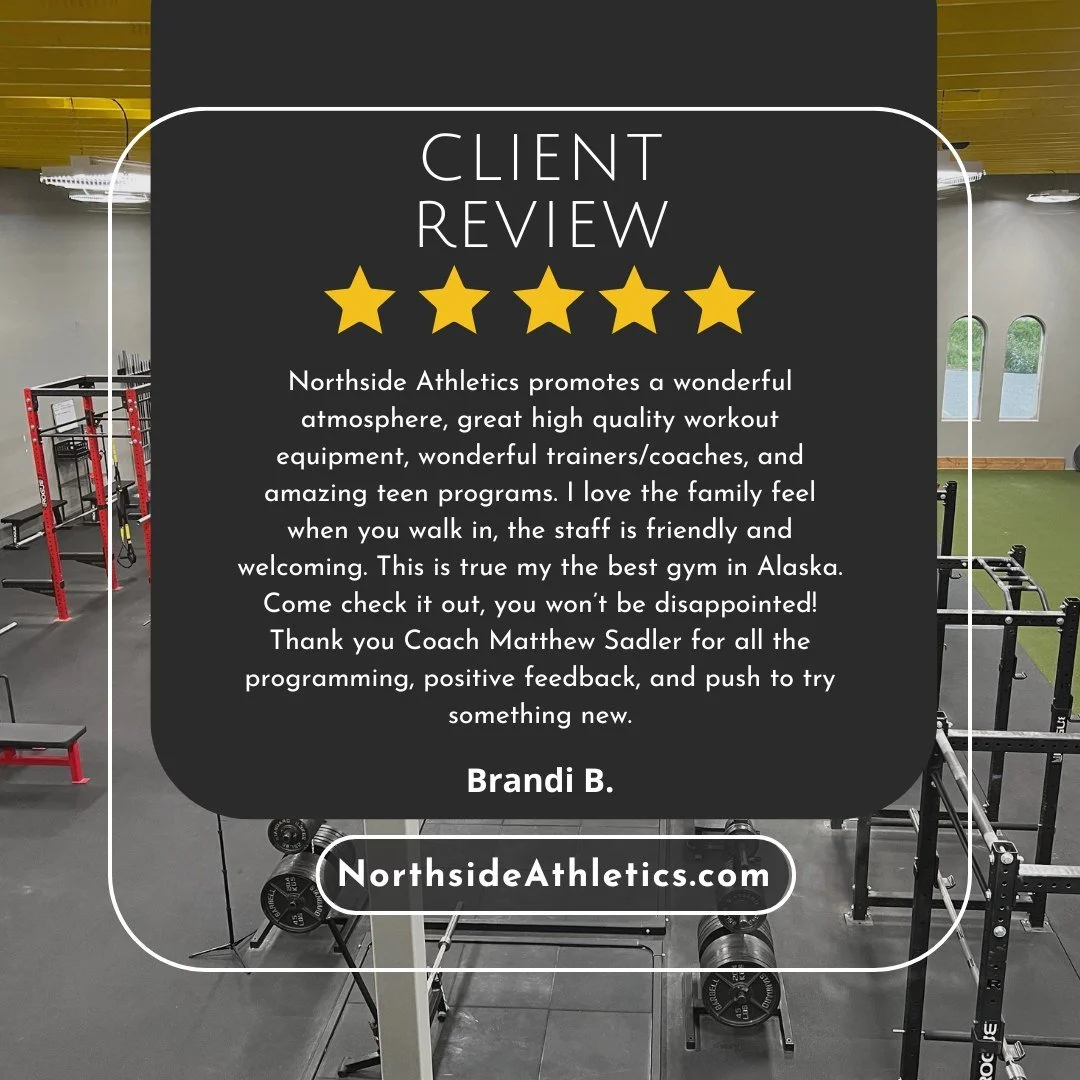 Ready to get started?
➡ Head to NorthsideAthletics.com or use the link in our bio to learn more and schedule a free intro.

#northsideathletics #gym #reivew #train #fitness #strongman #powerlifting #strength #lifestyle #goals #motivation #alaska