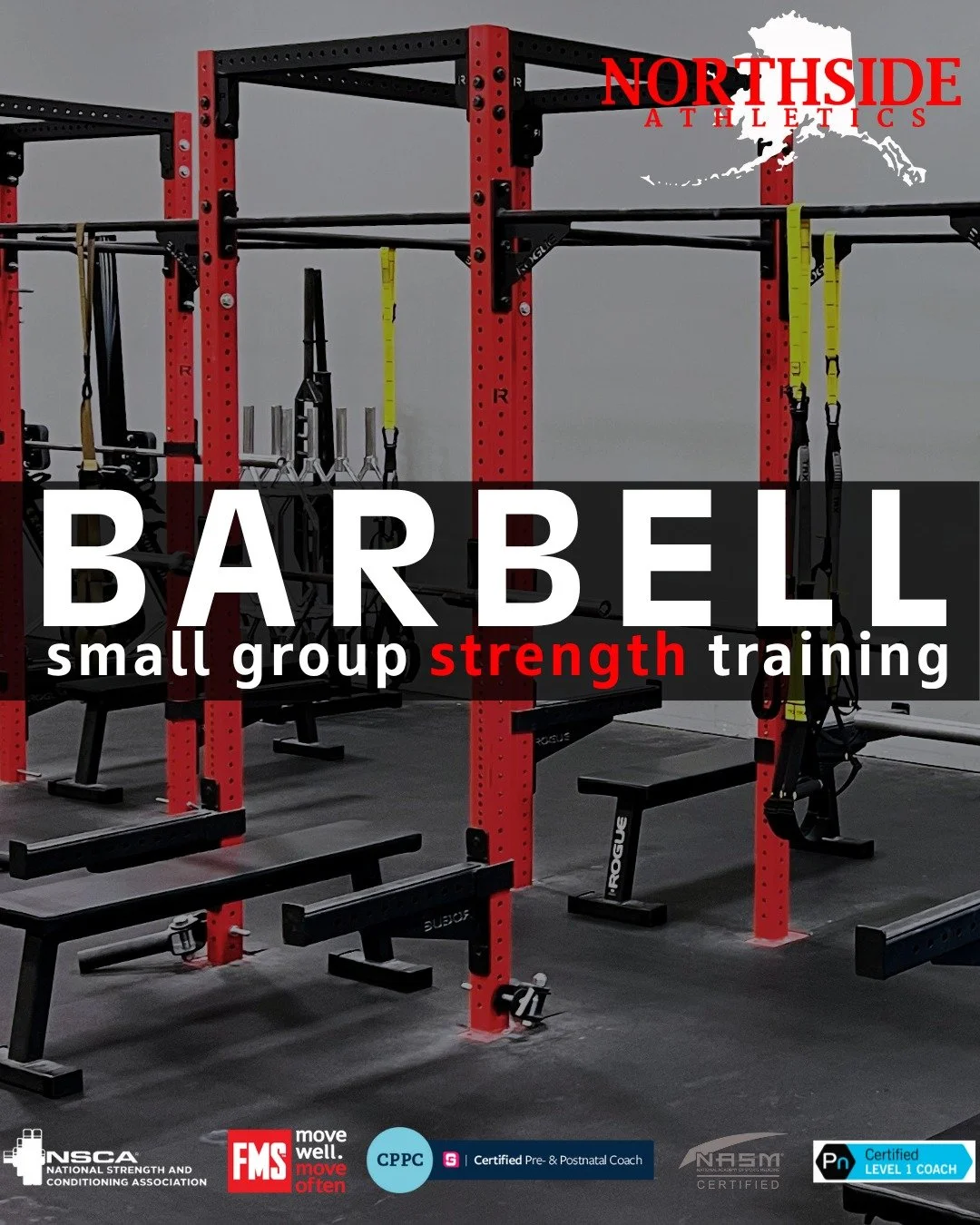 BARBELL

Fall 2025 Schedule
September 2nd - October 25th

Tuesday &amp; Thursday @ 5PM - 6PM
Tuesday &amp; Thursday @ 6PM - 7PM

Saturday Make-Up @ 10AM - 11AM

Here&rsquo;s what you can expect:
✅ Personalized Instruction &ndash; Tailored workouts de