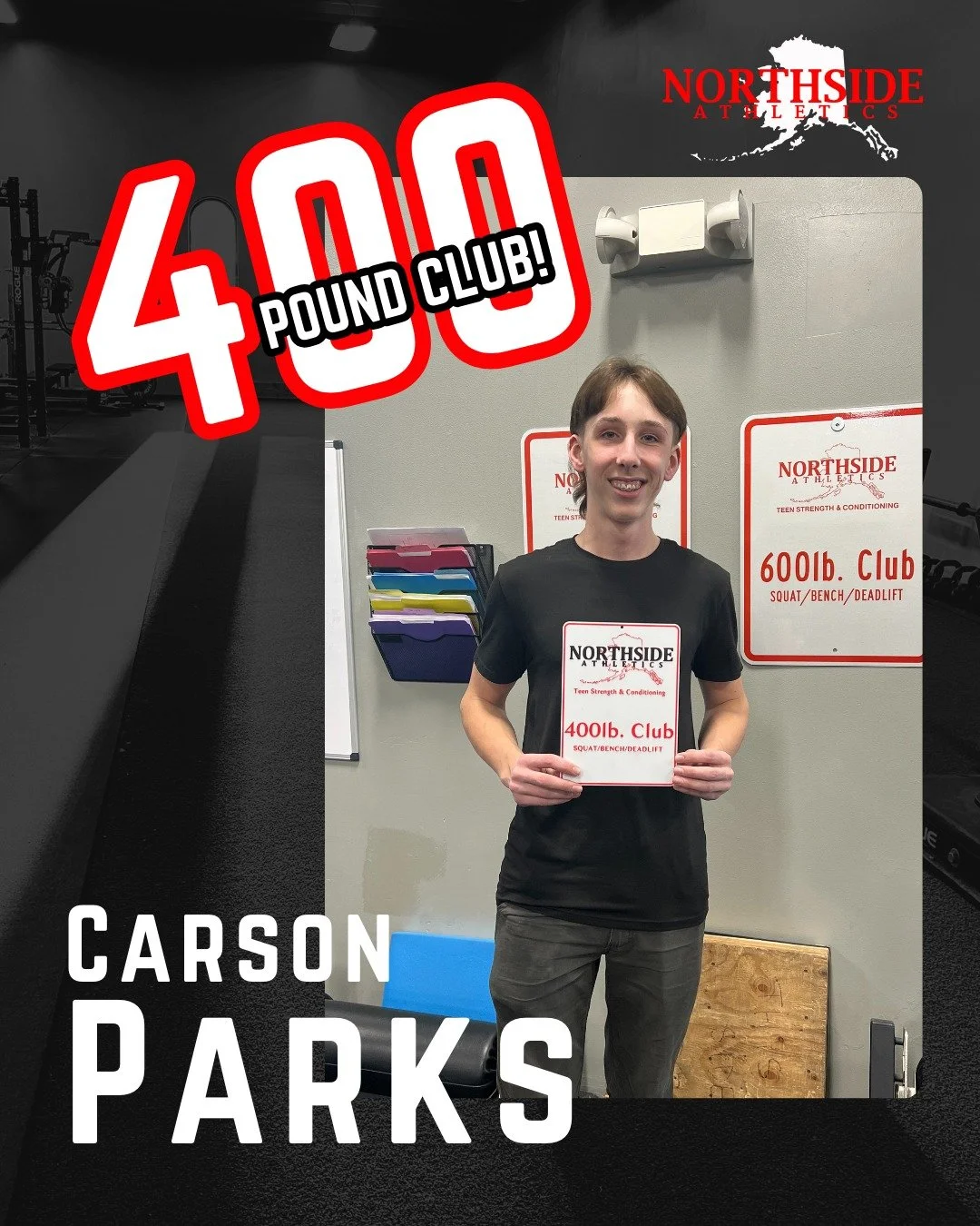 We don&rsquo;t chase numbers &mdash; we build habits.
Through a year of consistent training, Carson has earned a place in our 400-Pound Club, combining squat, bench, and deadlift maxes.

Strong movement. Strong effort. Strong athlete.

Proud of the w