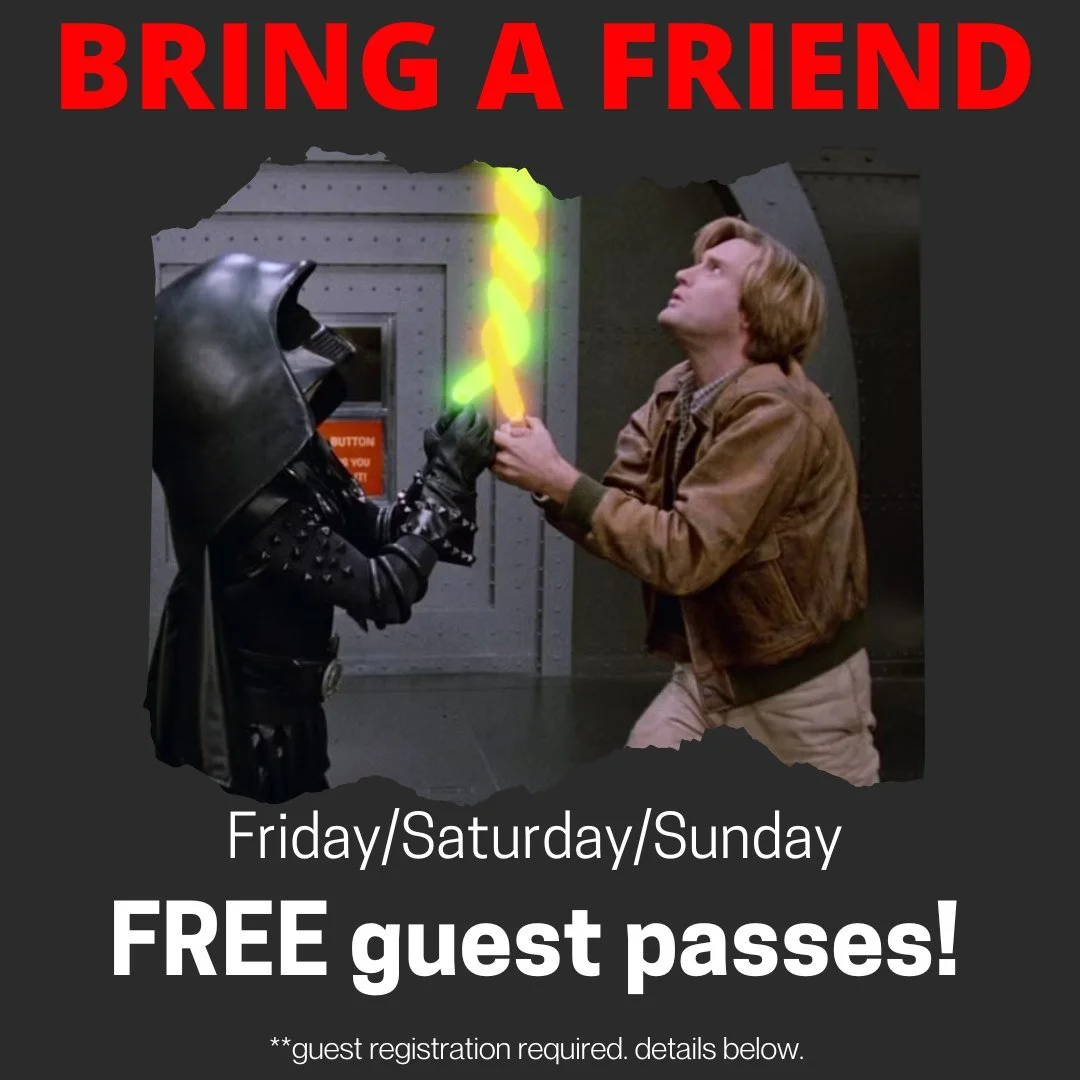 We're waiving guest fees this weekend!
➡ Members MUST accompany their guest for the entire duration of their visit.
➡ Guests MUST complete an online waiver at NorthsideAthletics.com/waiver -- yes, the visit is still free, but your guest must agree to