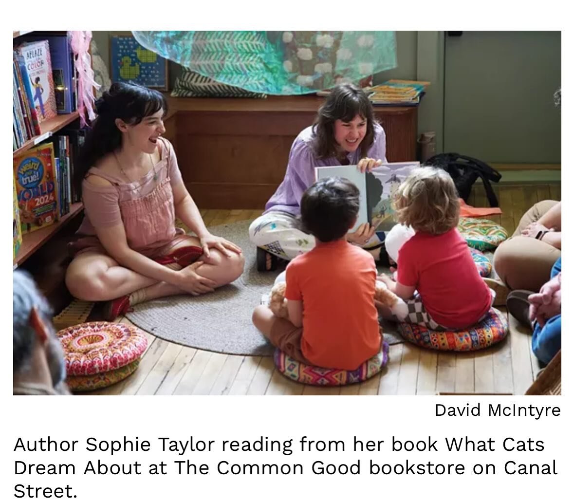 @sgtaylorwrites &amp; me giving ROOOAAR face 😼

Thanks @chronogram for including us in your write up of all things Ellenville &amp; to @thecommongoodny for hosting us :-)

Stay tuned for more @playfulheartsny author workshops!

#childrensstories #ar