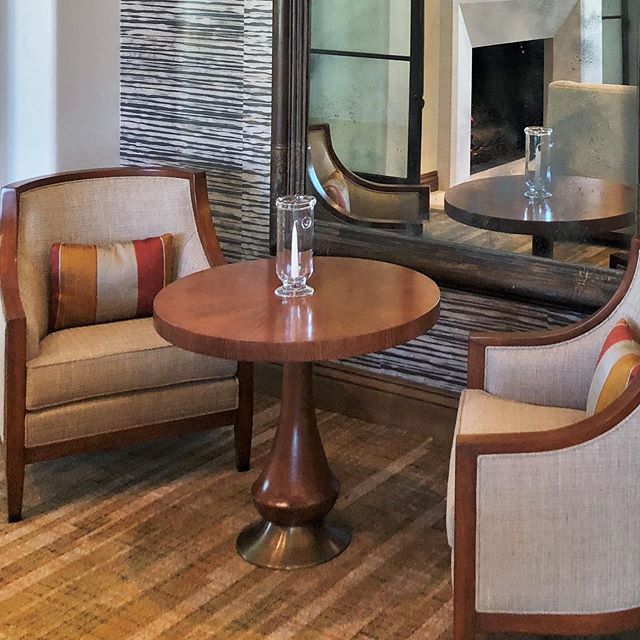 Side Table with Spun metal base @thereserveclub #sidetable #spunmetal #customturning #oakwood #custom #cutomfurniture #design #designfurniture #kouzouiansencore #madeinusa🇺🇸