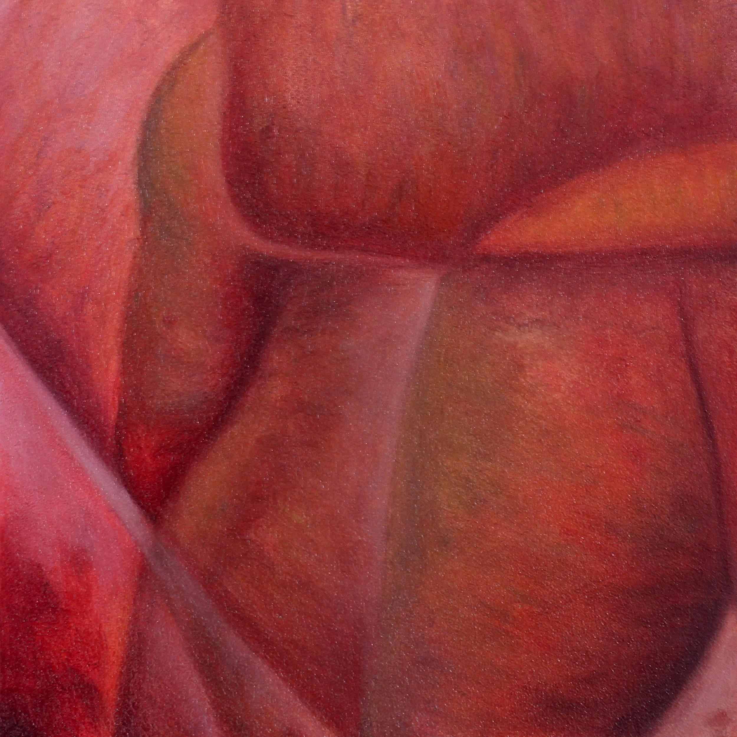 Tile #28 from 'Just a Glimpse' - oil on wood - 8"x8" - sold individually through Auric Gallery in Colorado Springs