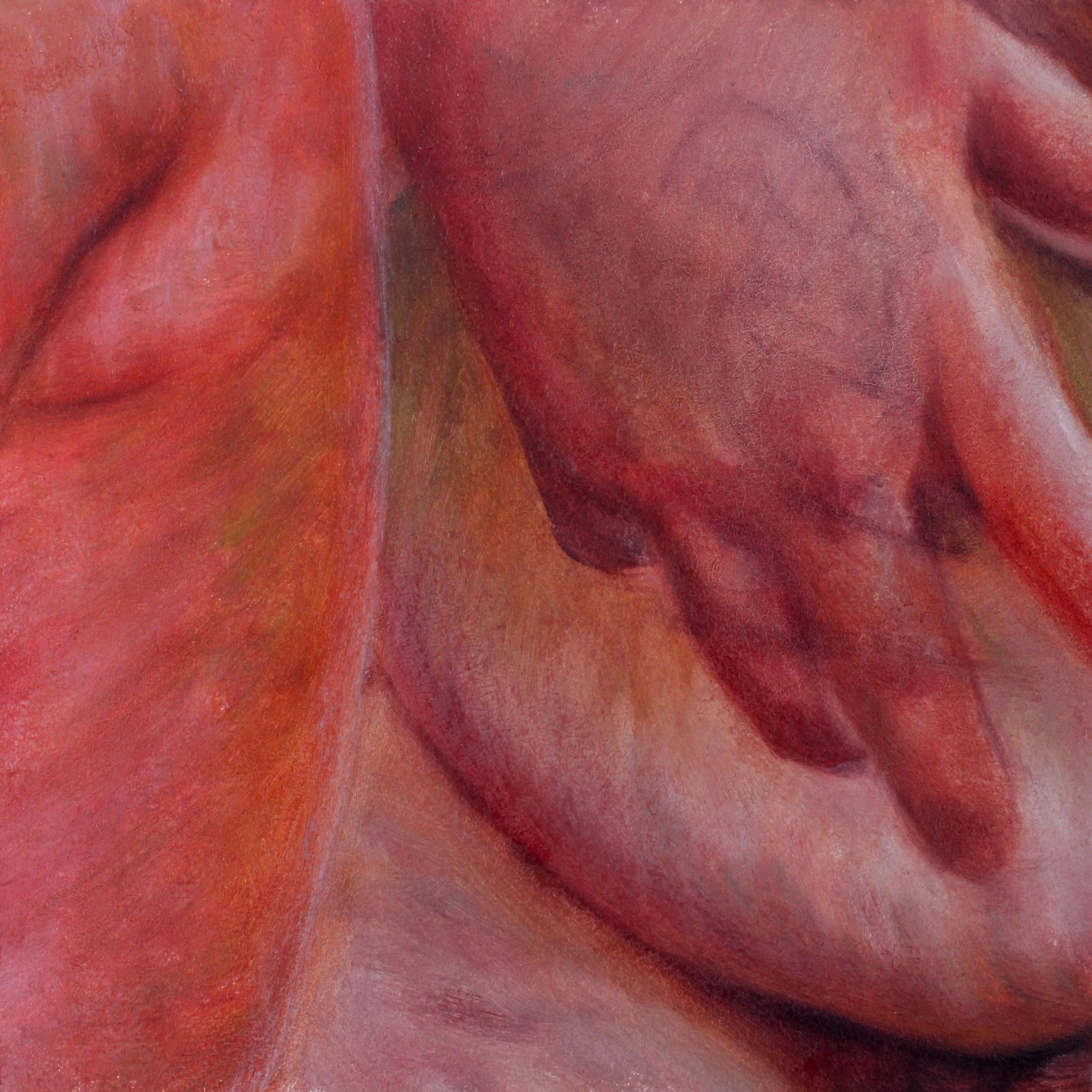 Tile #15 from 'Just a Glimpse' - oil on wood - 8"x8" - sold individually through Auric Gallery in Colorado Springs