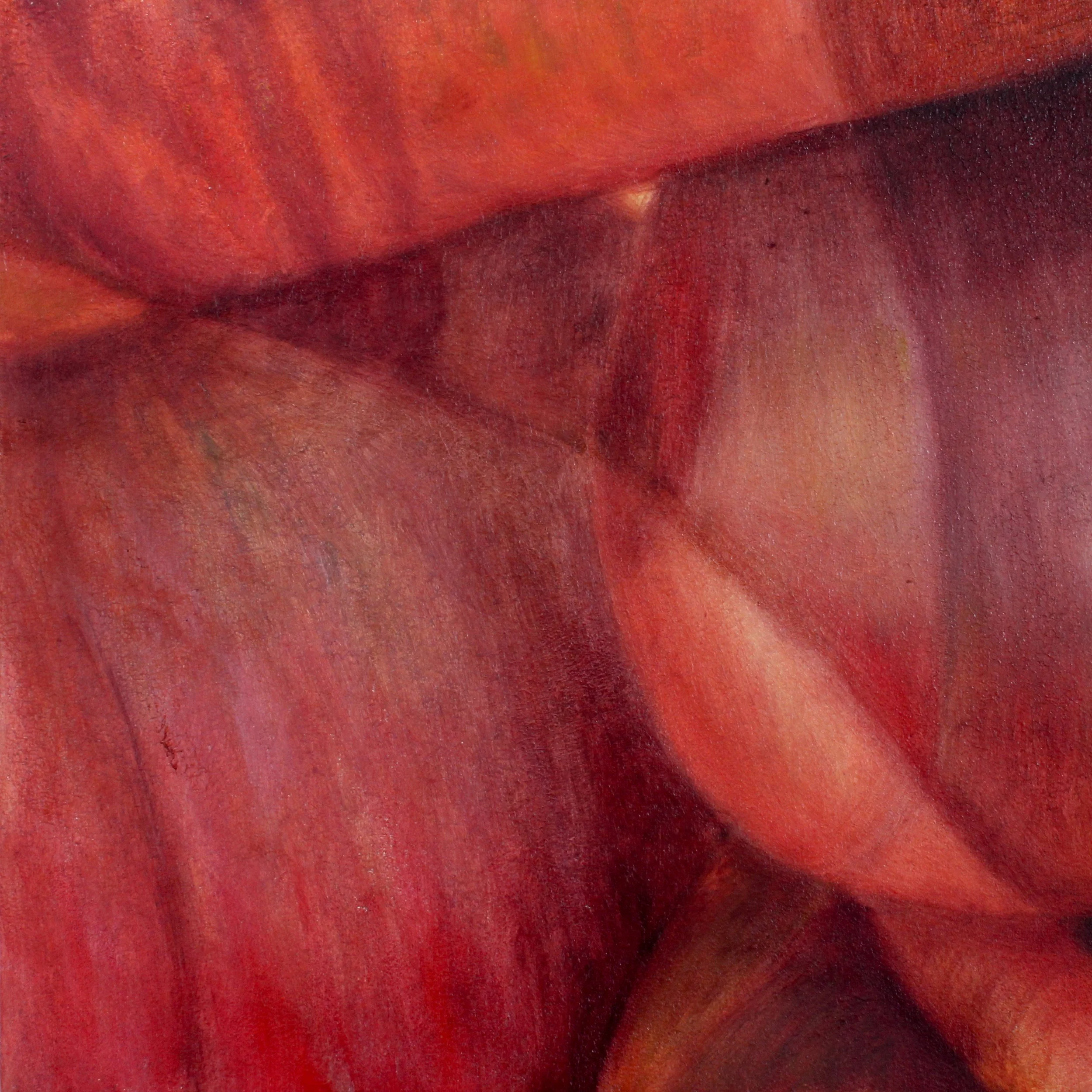 Tile #33 from 'Just a Glimpse' - oil on wood - 8"x8" - sold individually through Auric Gallery in Colorado Springs