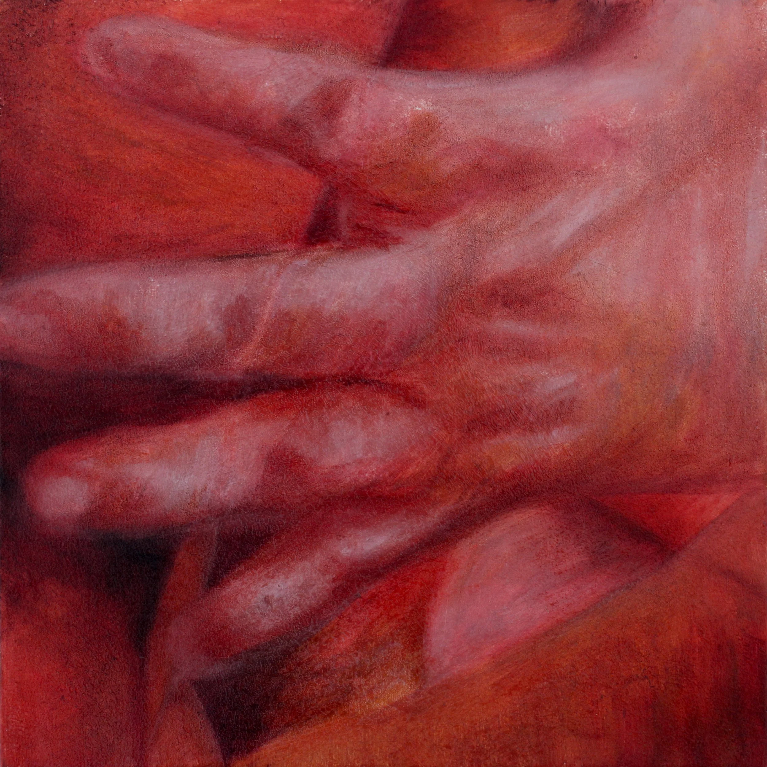 Tile #23 from 'Just a Glimpse' - oil on wood - 8"x8" - sold individually through Auric Gallery in Colorado Springs