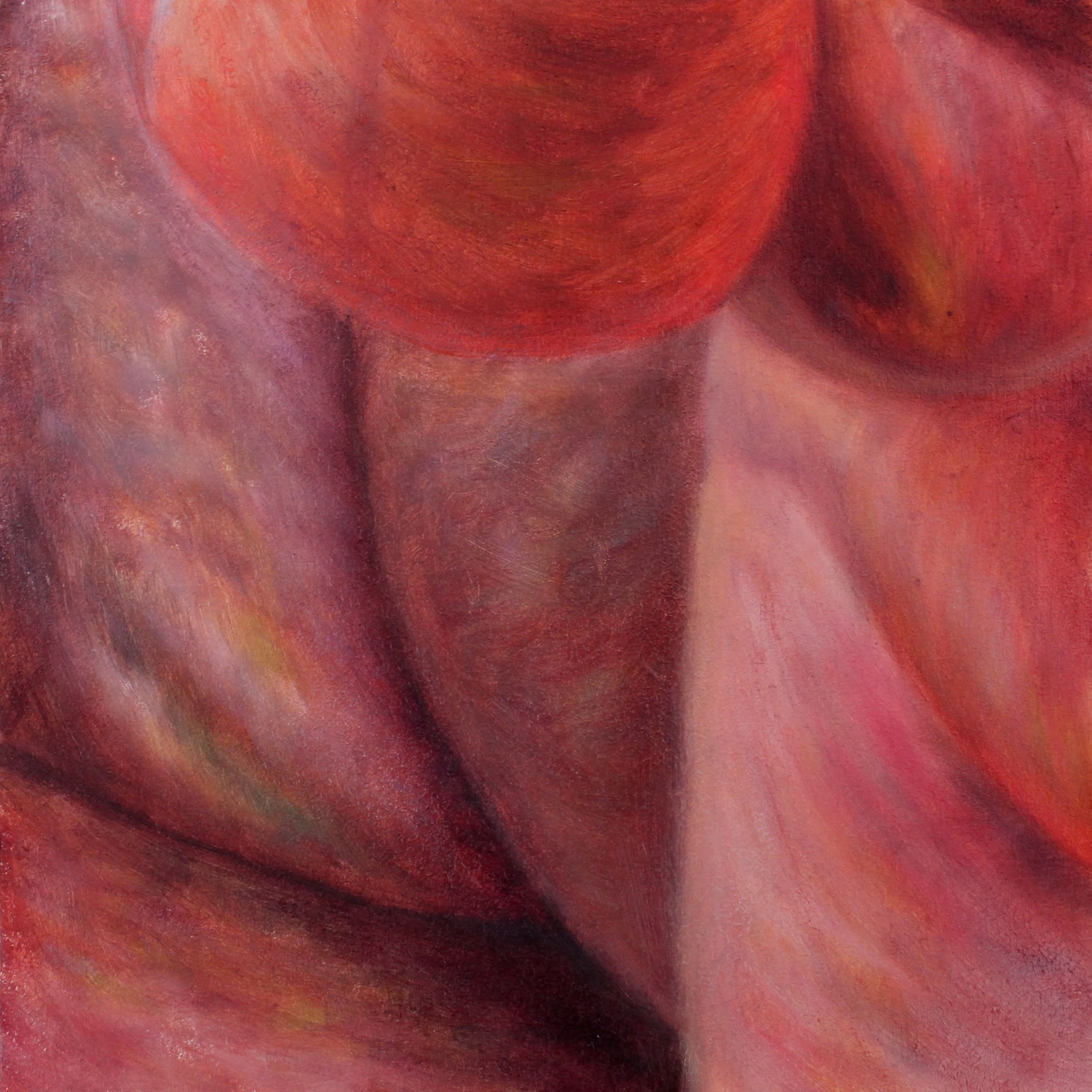 Tile #5 from 'Just a Glimpse' - oil on wood - 8"x8" - sold individually through Auric Gallery in Colorado Springs