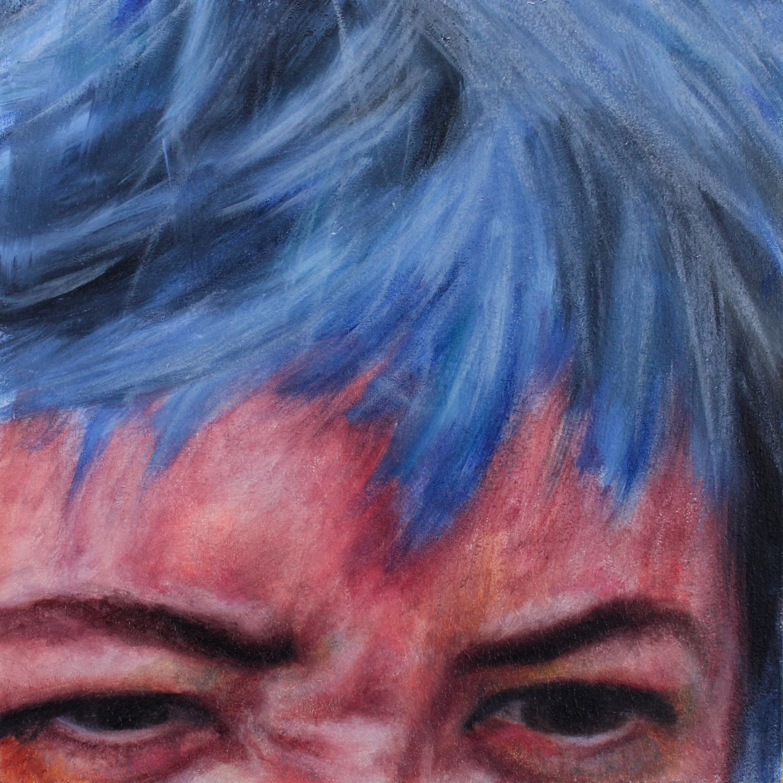 Tile #30 from 'Just a Glimpse' - oil on wood - 8"x8" - sold individually through Auric Gallery in Colorado Springs