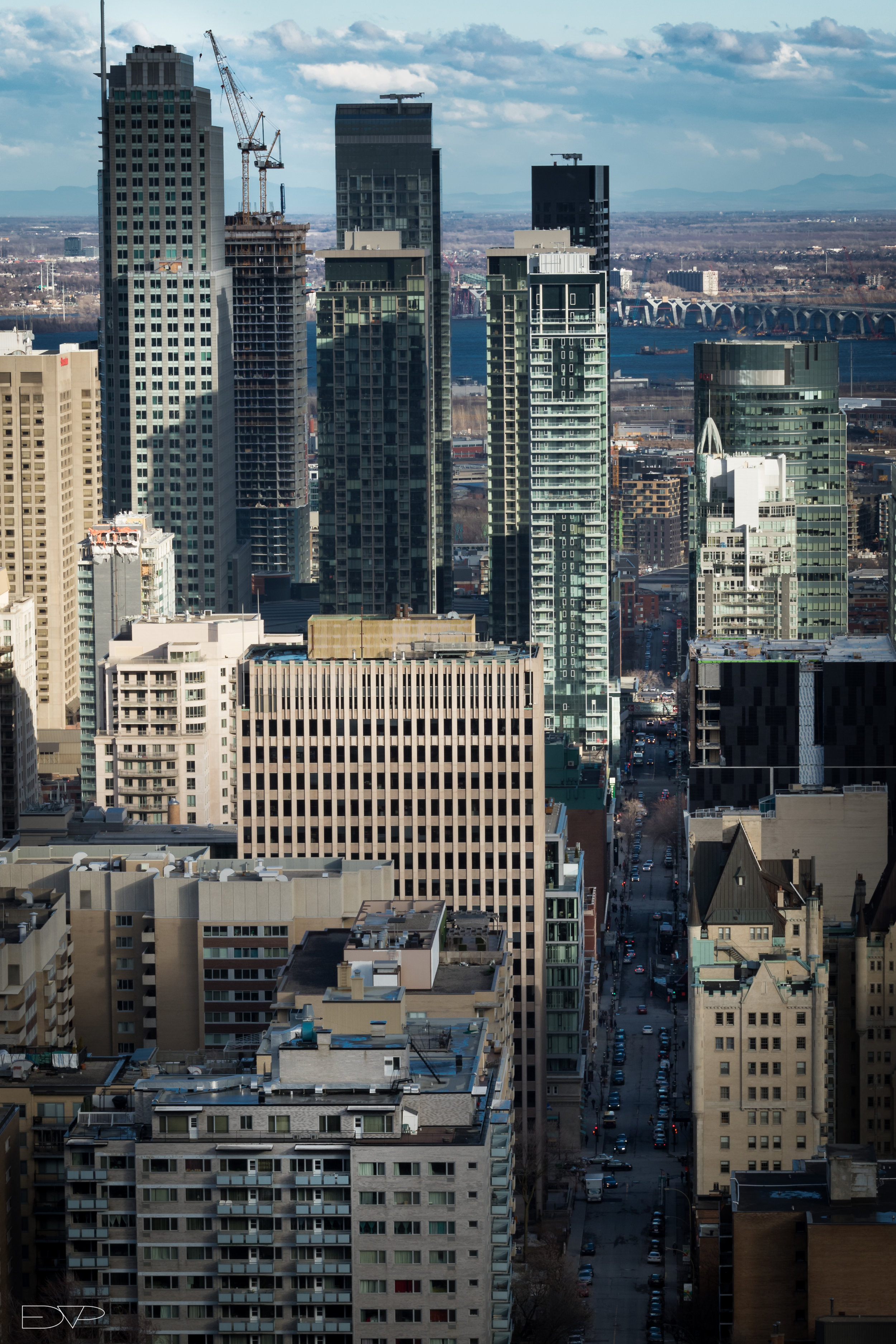   Montreal, Québec, Canada   taken from Parc Mont Royal with a Canon 7D 