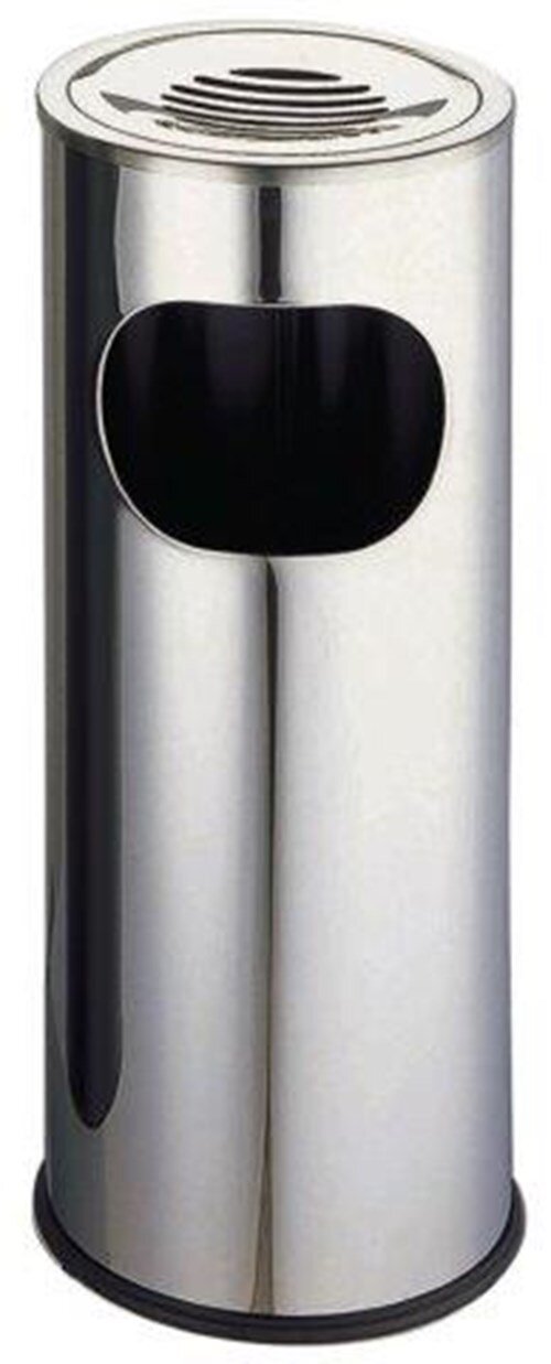 PUREGIENE® 12L ROUND ASH N TRAY RECEPTACLE ST/STEEL