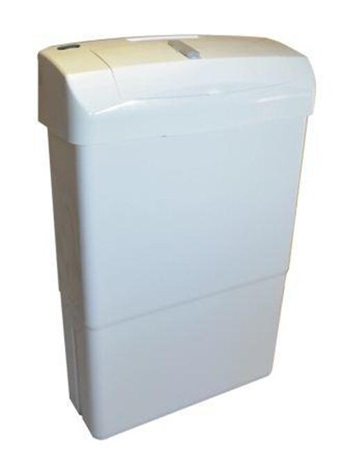 PUREGIENE WHITE AUTO SANITARY BIN