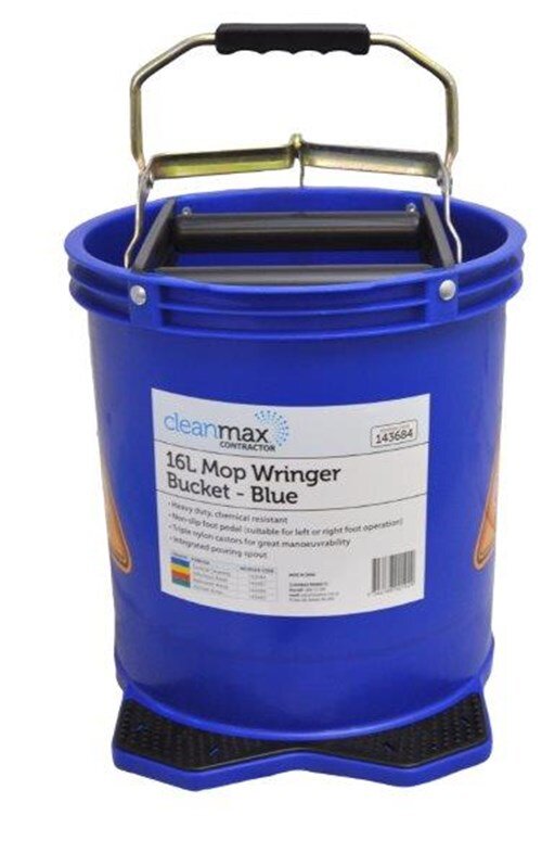CLEANMAX CONTRACTOR BLUE 16L MOP WRINGER BUCKET