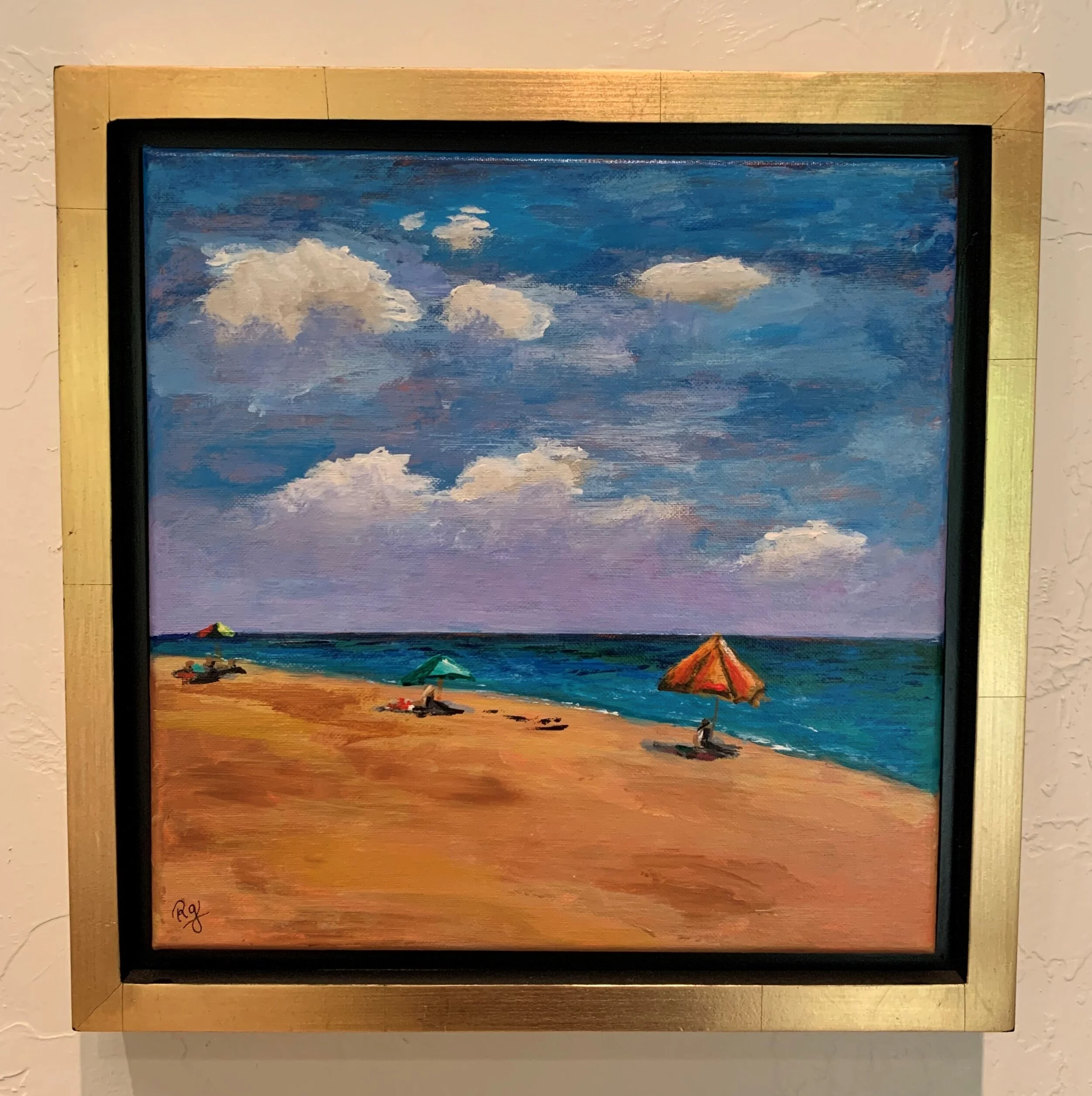 Unplugged. 12x12 on canvas framed..jpg