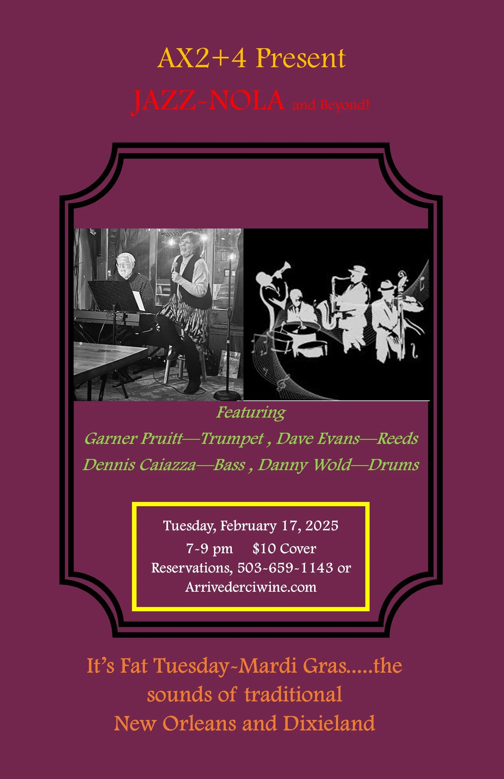 JAZZ - NOLA and Beyond! It’s Mardi Gras!!!!!