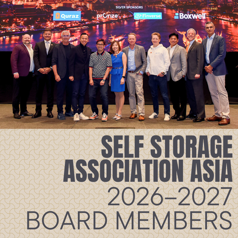 Self Storage Association Asia Announces 2026–2027 Board Members