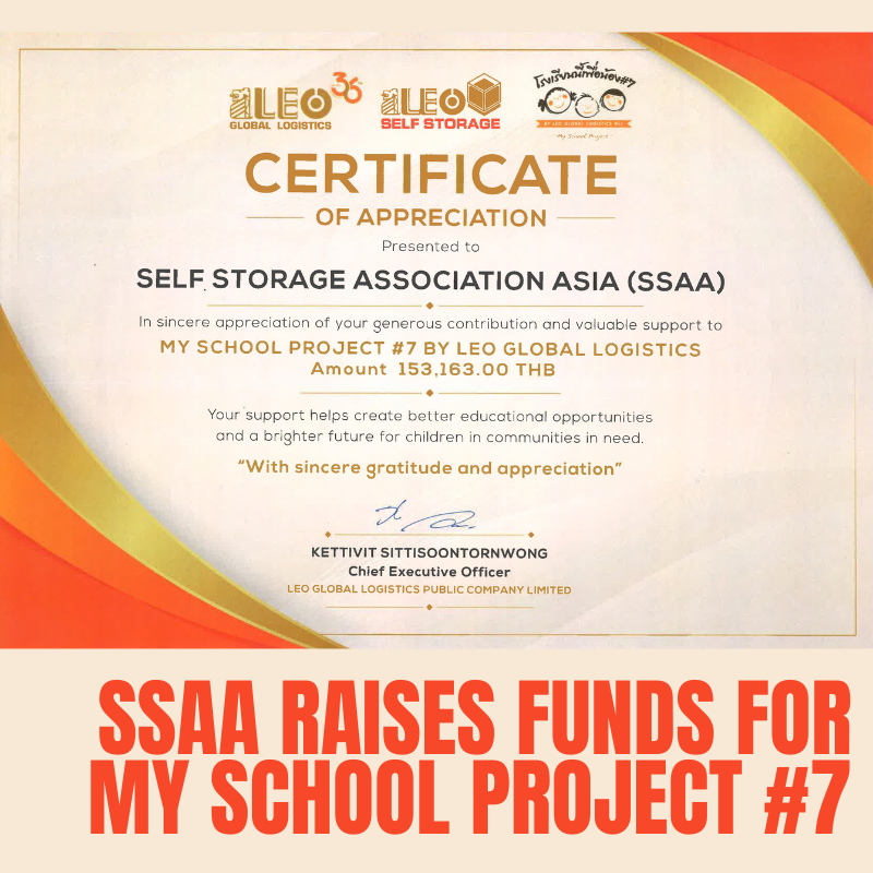 SSAA Community Supports My School Project #7 in Thailand