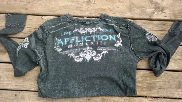 Men's Reversible Affliction Shirt XXL