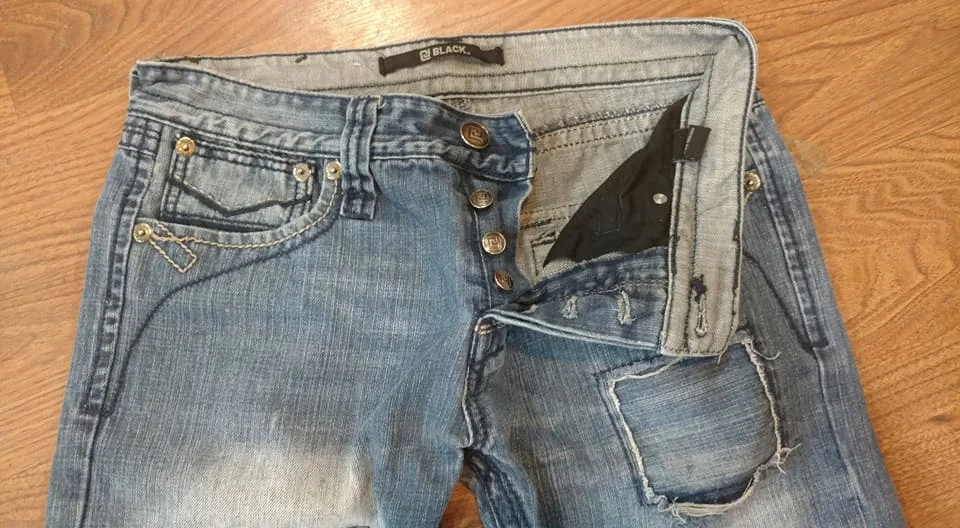 Men's Black Brand Jeans