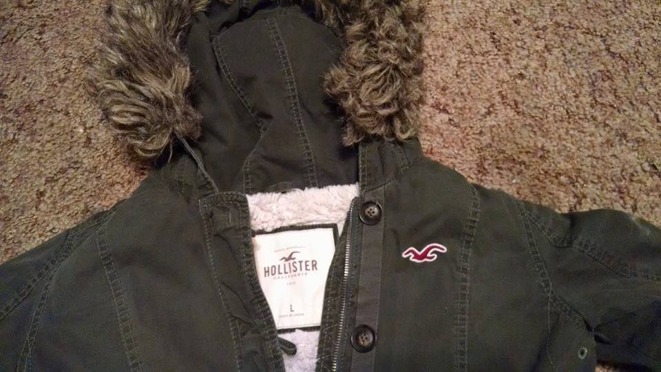 Green Hollister Coat