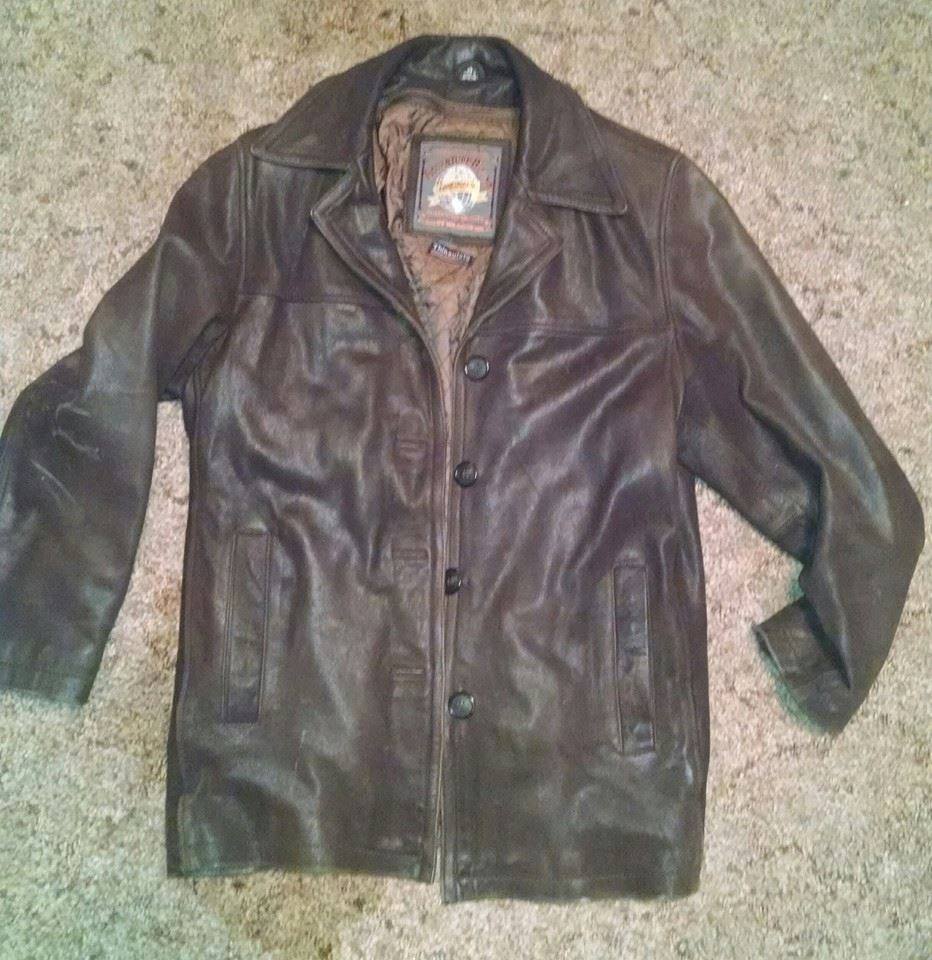 Men's Adventure Bound (Wilson's) Brown Leather Jacket — BECKO'S RESALE