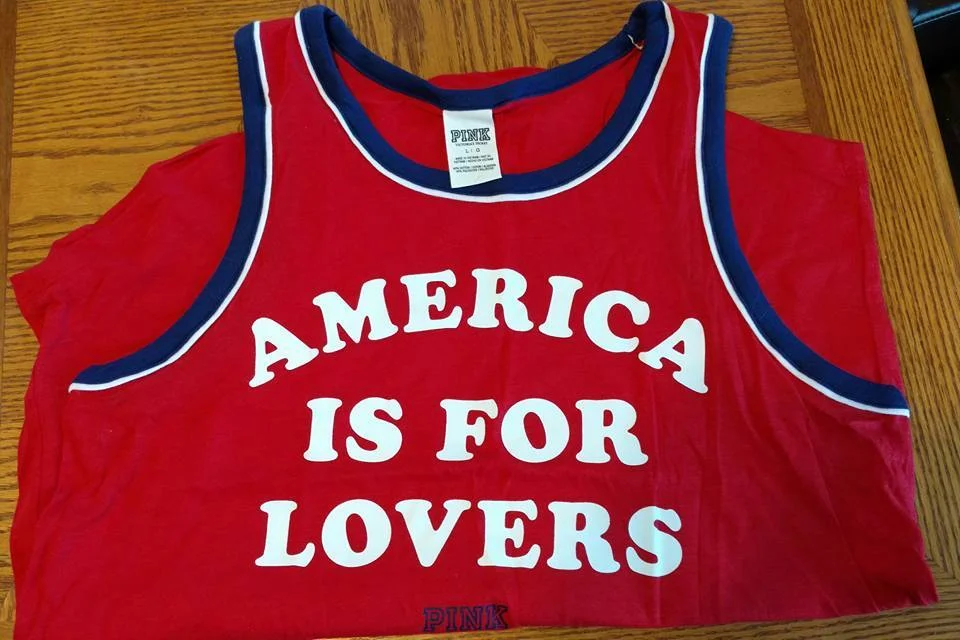 Victoria's Secret Americana PINK Tank Top