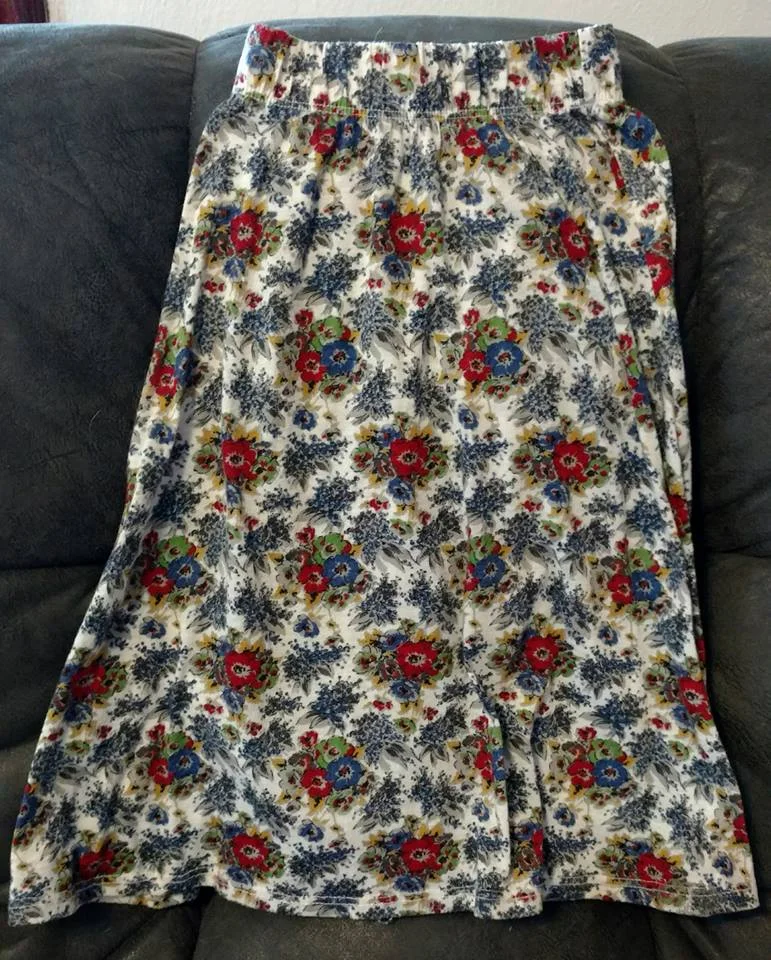 LuLaRoe Long Floral Skirt