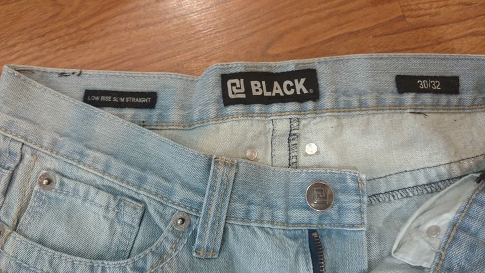 Men's Black Brand Jeans 