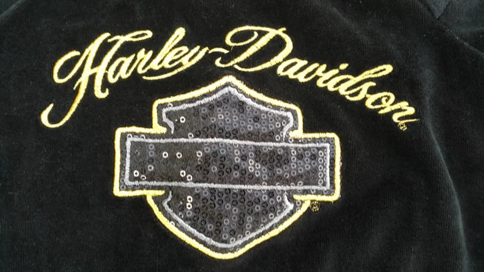 Velvet Bling Outfit Harley Davidson 18 Month