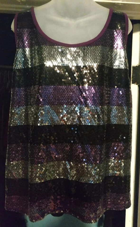 lane bryant sequin top