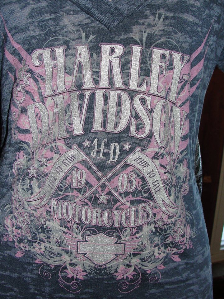 WOMEN'S HARLEY DAVIDSON BURNOUT T-SHIRT