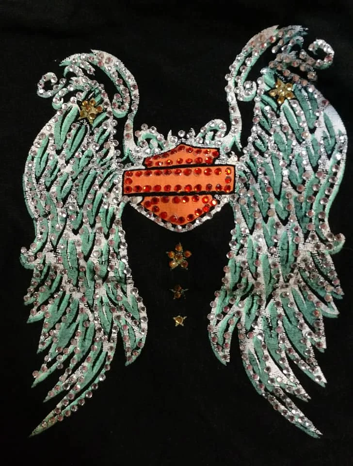 Women's BLING Harley Davidson Headband