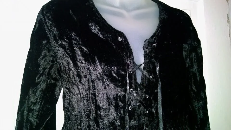 Crushed Velvet MORBID Dress