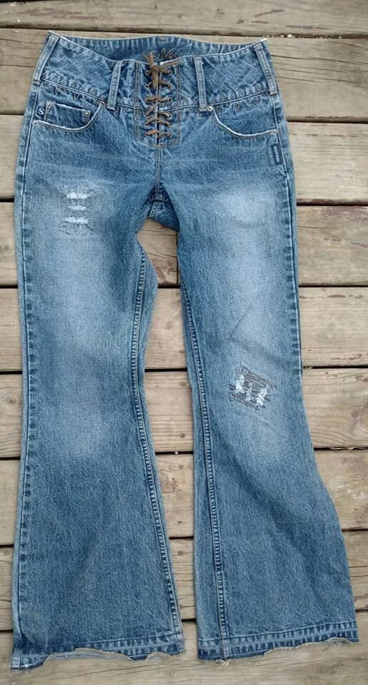 Silver Brand Western Lace-Up Jeans