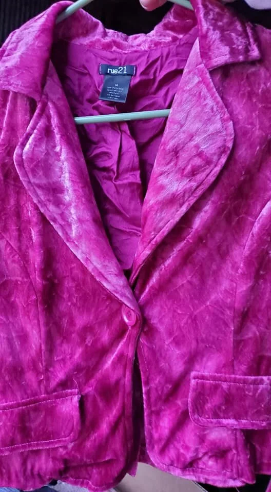 Crushed Velvet Jacket