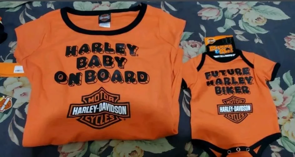 Mommy &amp; Me Harley Davidson Set - Brand new with tags. 