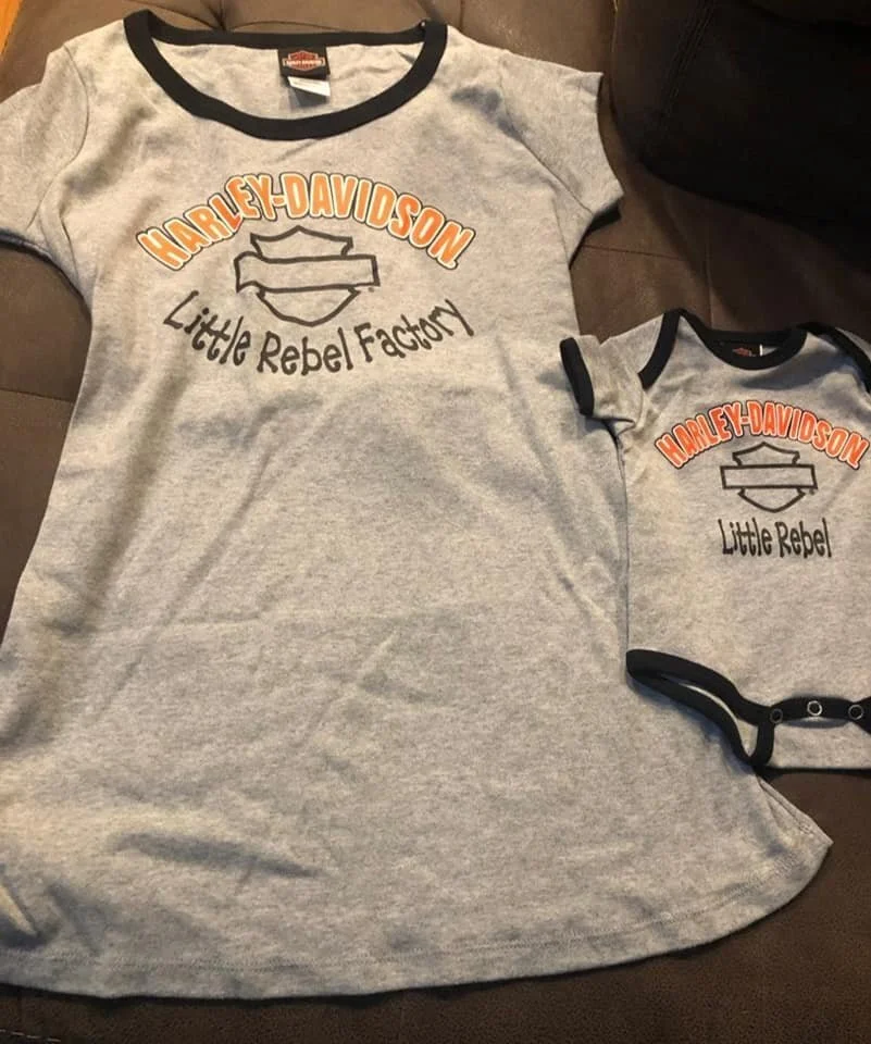 Mommy &amp; Me Harley Davidson Set - Brand new with tags. 