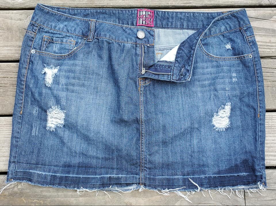 Torrid Brand Denim Mini Skirt