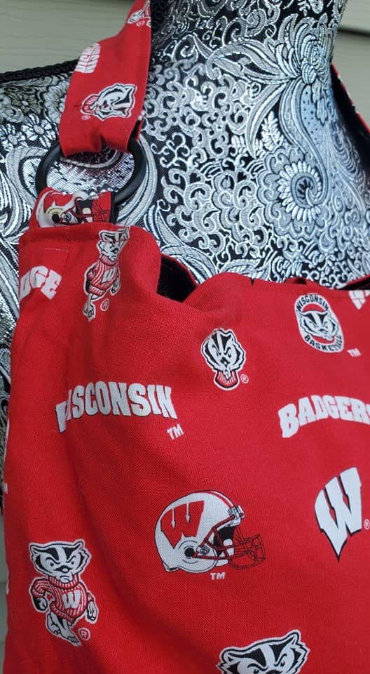 Handmade Wisconsin Badgers Purse