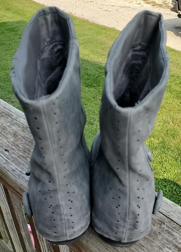 NOT RATED Gray Booties - Size 9