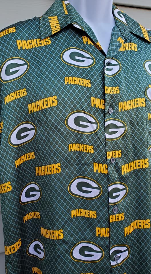 Men's NFL Green Bay Packers Silk Shirt