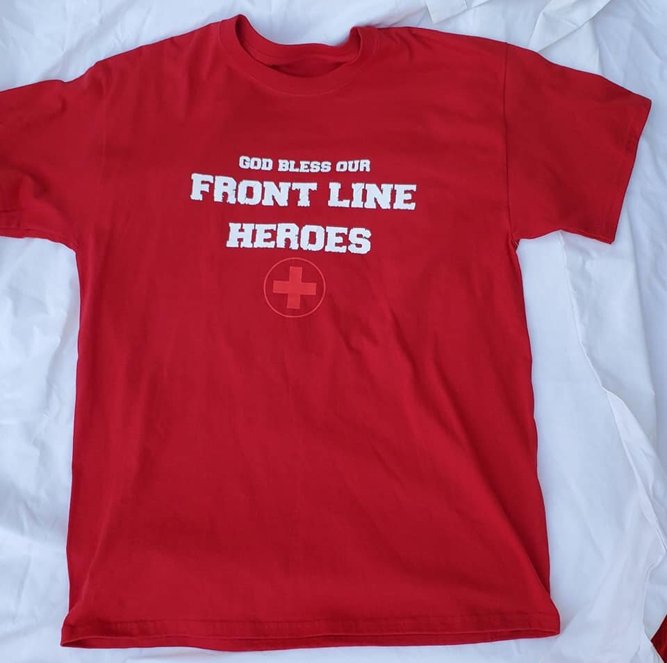 God Bless Frontline Heroes T-Shirt