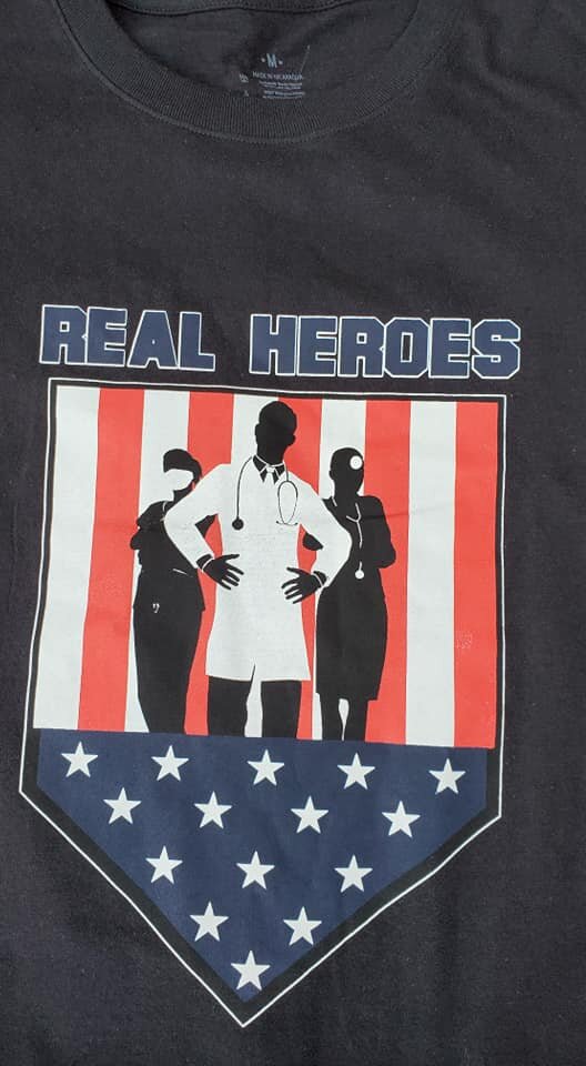 Real Hereos USA Flag T-Shirt