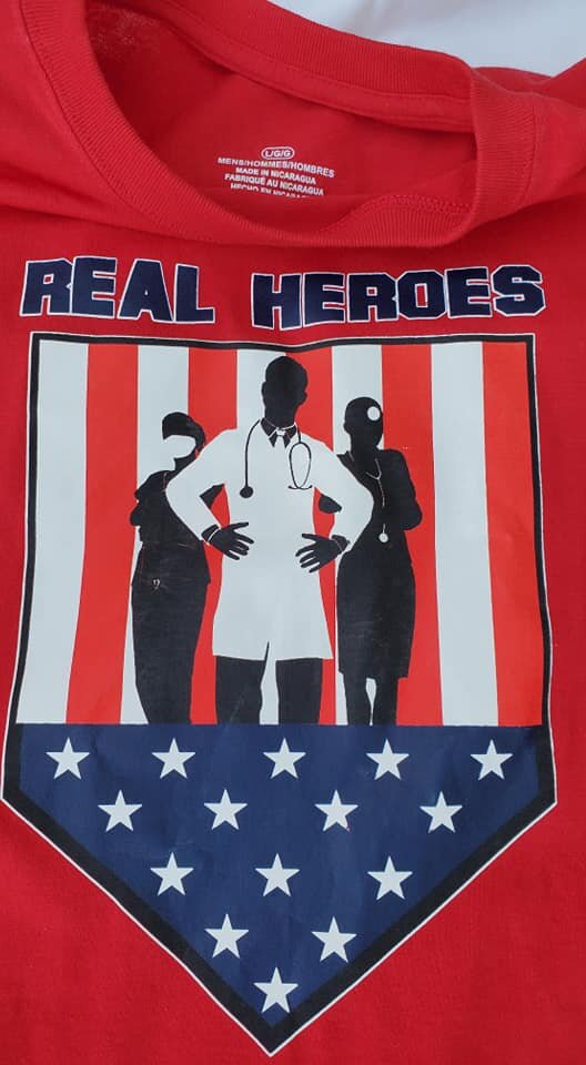 Real Heroes USA Flag T-Shirt