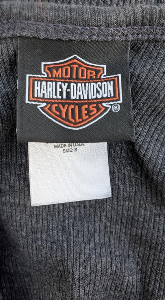Gray Harley Davidson Ribbed Tank Top