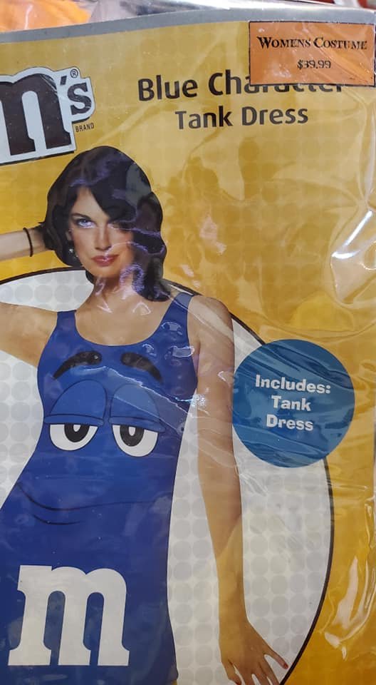 Blue M&amp;M Costume Dress