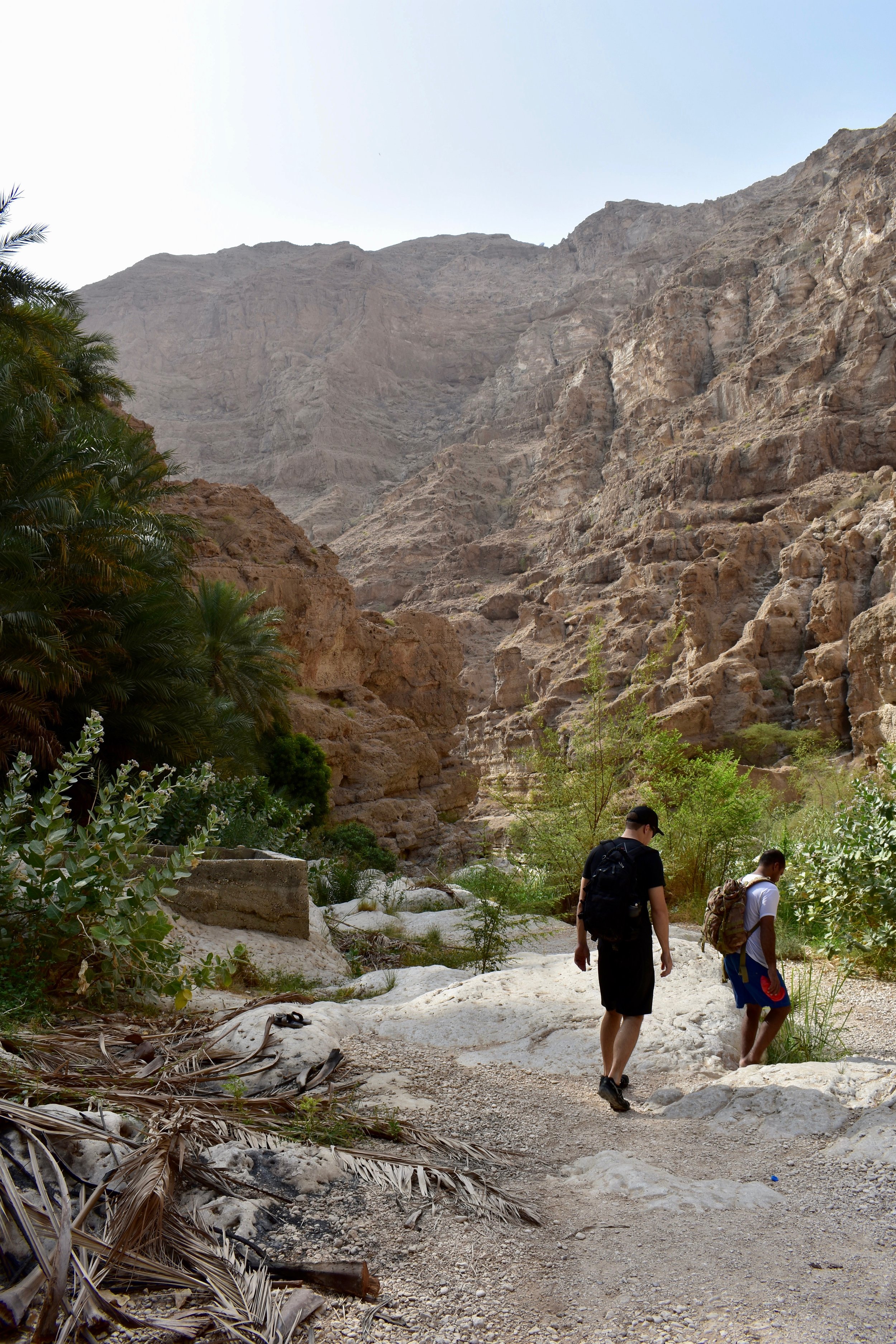  Hiking to Wadi Shab 