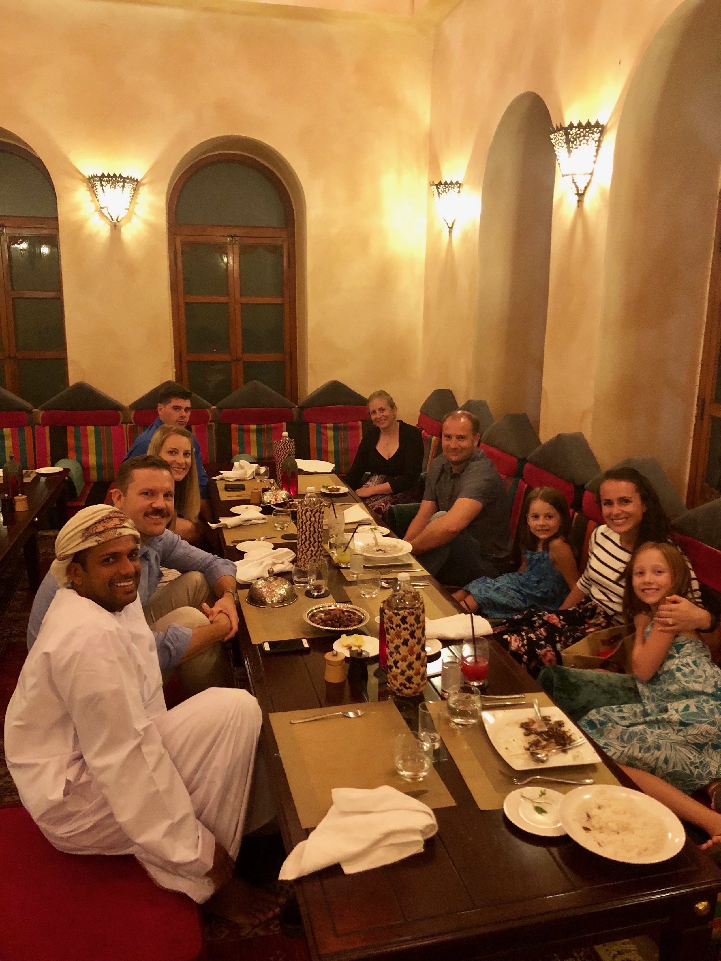  Dinner with Juma and friends at Bait Al Luban  