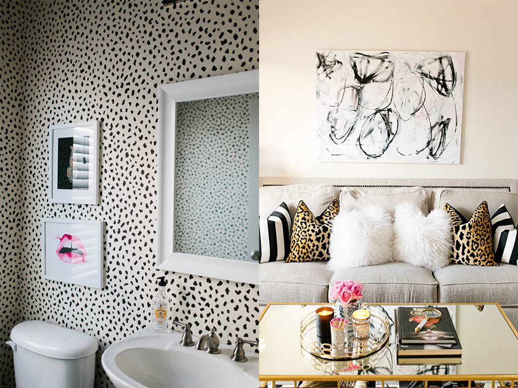 Bath via The Every Girl . Sofa via Domino .